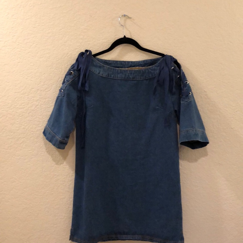 Anthropologie Maeve Demin Dress Tunic